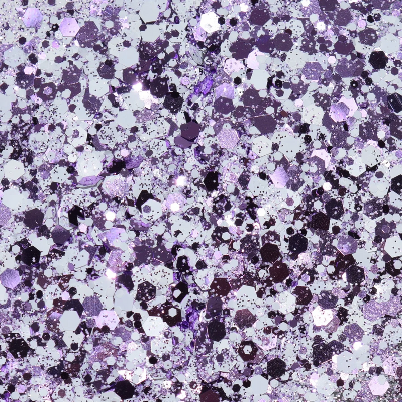 White and Purple | Chunky Glitter | 2.2oz