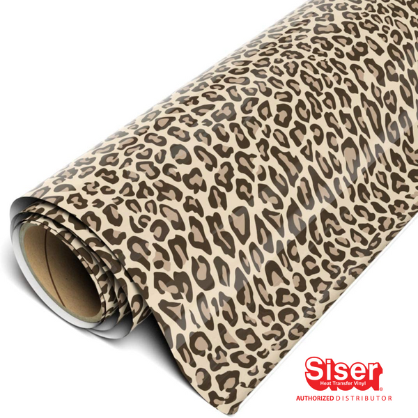 Siser EasyPatterns® Plus Vinil Textil Térmico | Leopard Tan | Ancho 12"