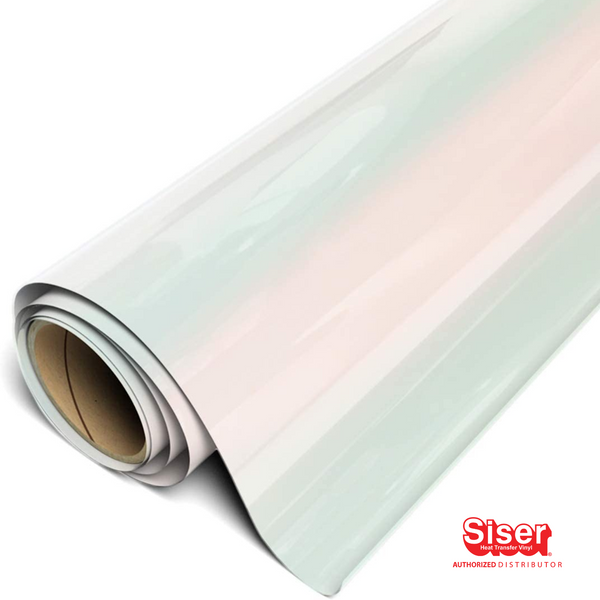 Siser EasyWeed Electric Vinil Textil Térmico | Blanco Opal | White Opal | Ancho 12"