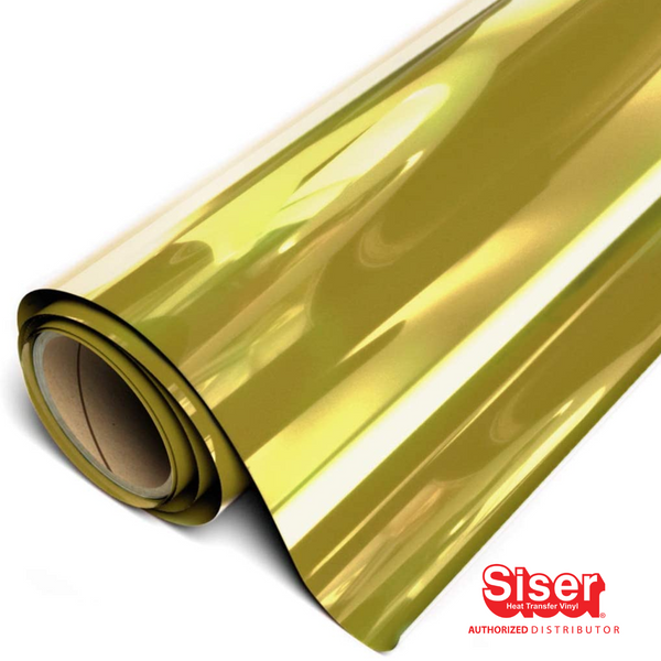 Siser Metal® Vinil Textil Térmico | Dorado | Gold | Ancho 12"