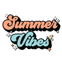 UV DTF Mini Stickers | Summer Vibes | 3"