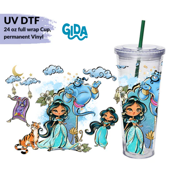 UV DTF Wrap | Jazmin Genie In a Bottle | 24oz