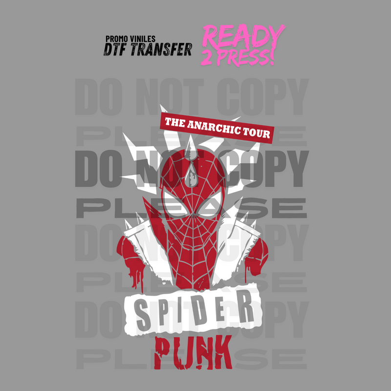 DTF Transfers | Spider Punk