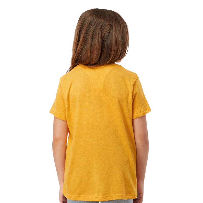 Tultex Kids 235 | Cuello Redondo | Heather Mellow Yellow