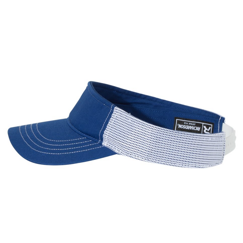 Richardson 712 | Trucker Visor | Royal White