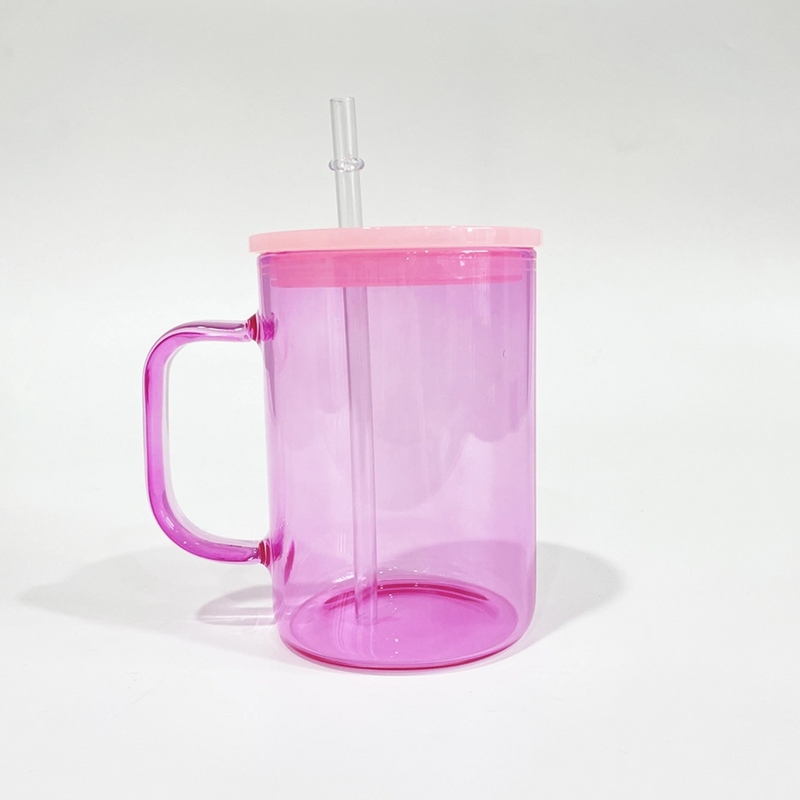 Jelly Mugs Sublimables | Tapa y carrizo de plástico | 17oz