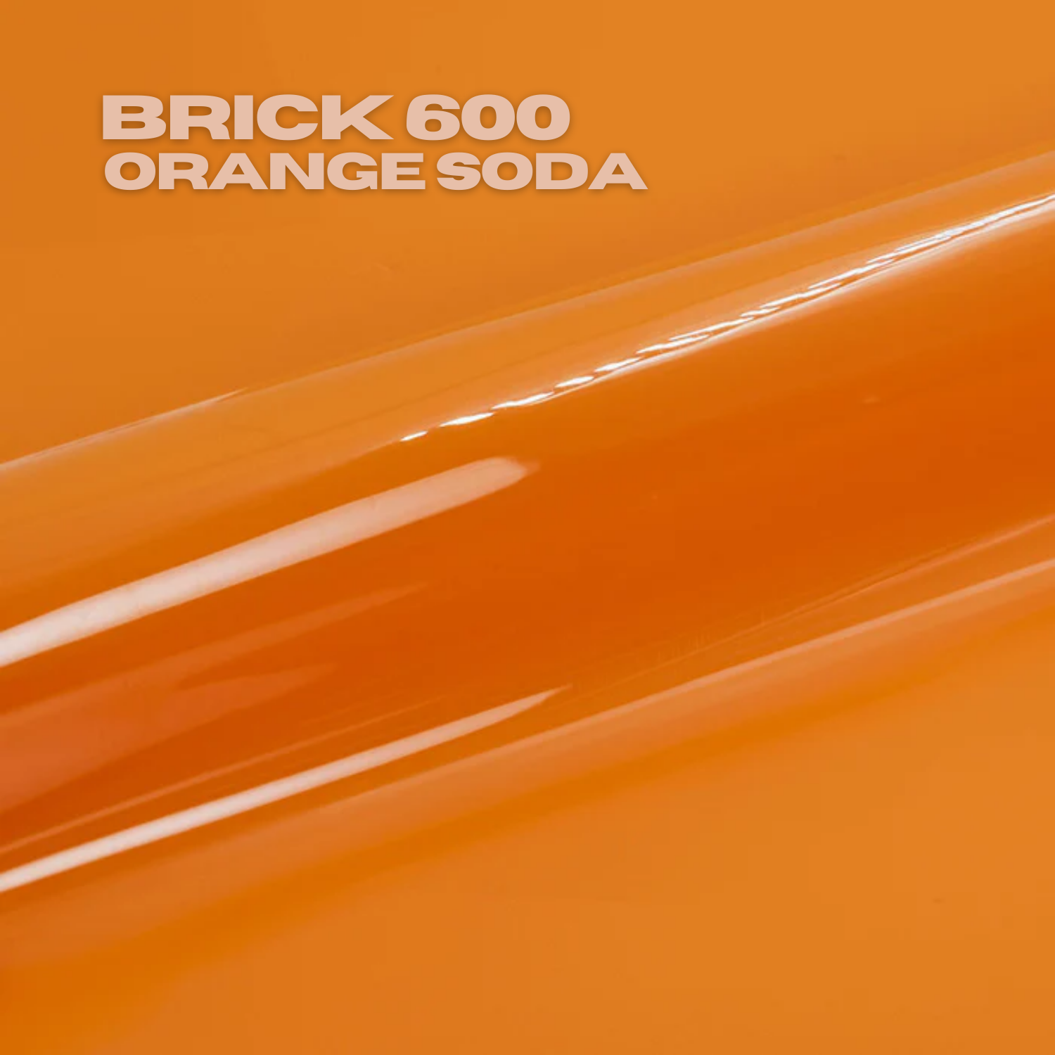 Siser Brick® 600 Vinil Textil Térmico | Orange Soda | Ancho 12"