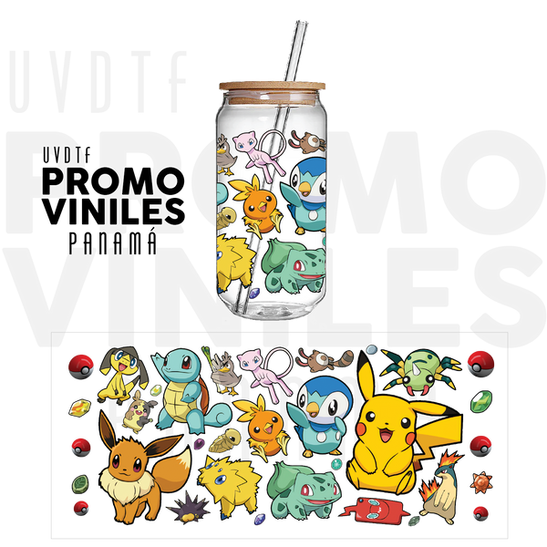 UV DTF Wrap | Pokemon Friends