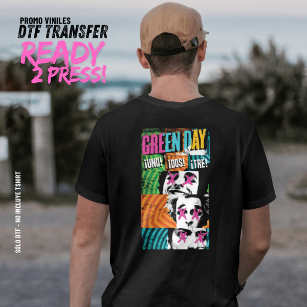 DTF Transfers | Green D Color