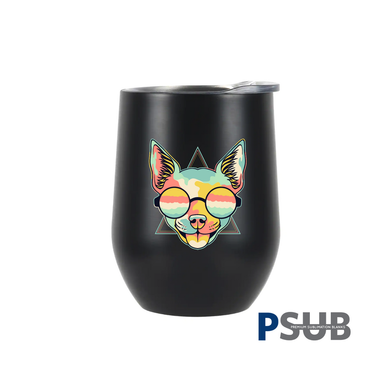 Vaso Vinero | 12 oz | Negro Mate