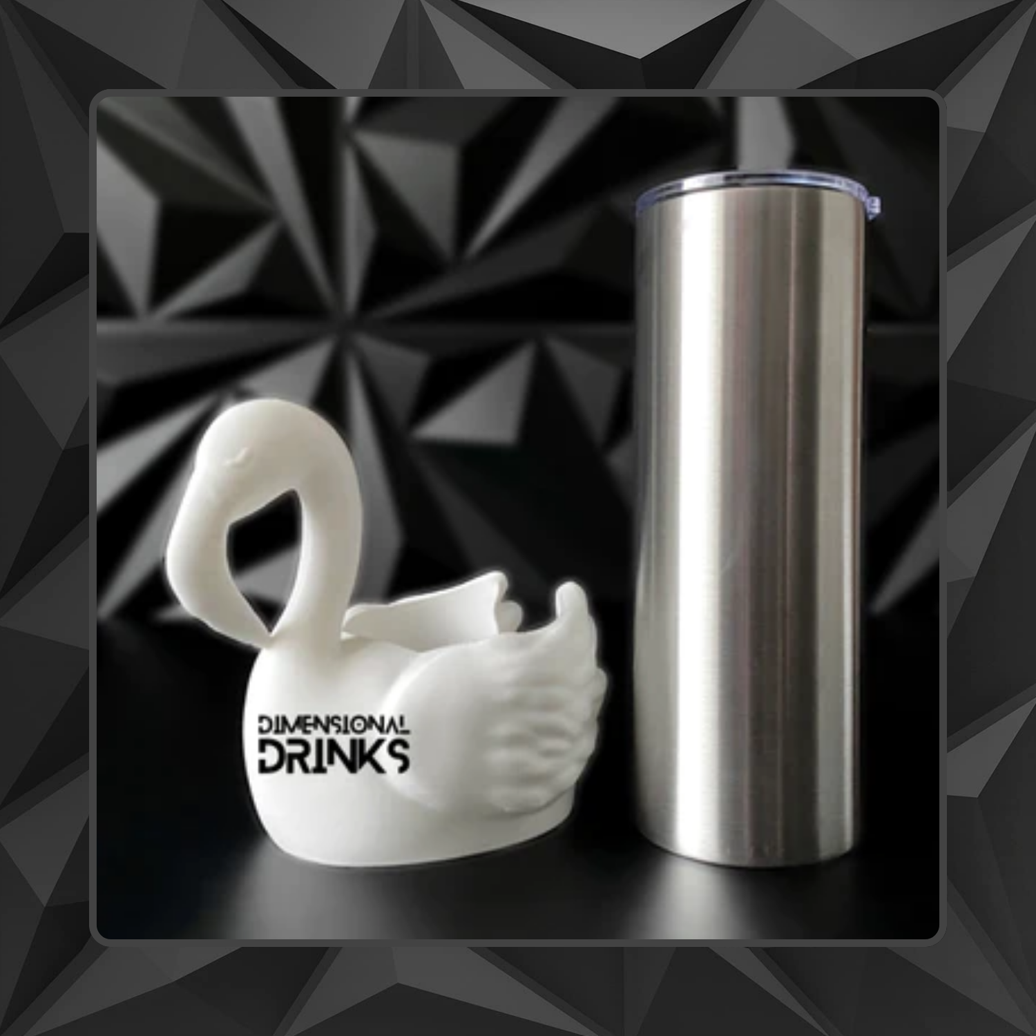 Dimensional Drinks | Bundle | Flamingo + 24oz Tumbler