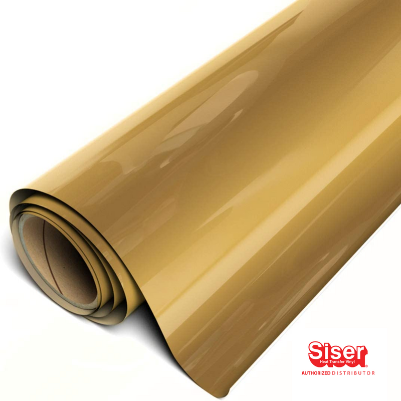 Siser Easyweed Stretch® Vinil Textil Térmico | Gold | Ancho 20"