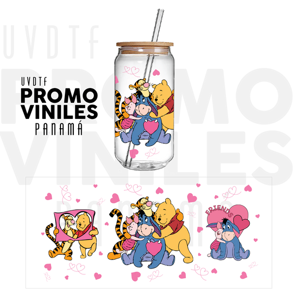 UV DTF Wrap | Winnie Friends