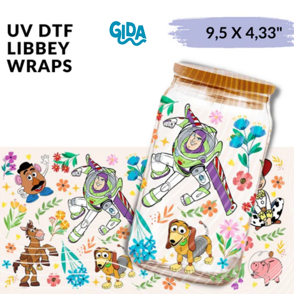 UV DTF Wrap |  Caricaturas Cuchis | 9.5 x 4.33"