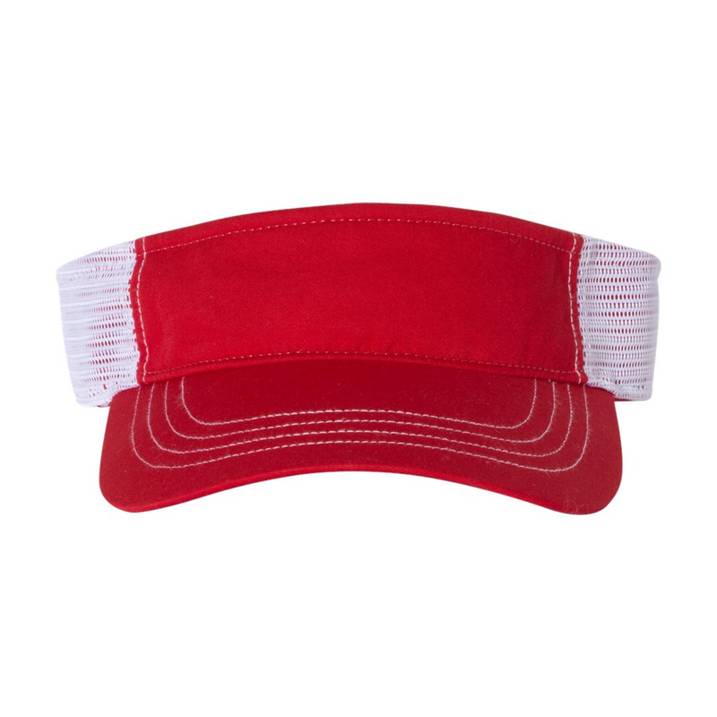 Richardson 712 | Trucker Visor | Red White