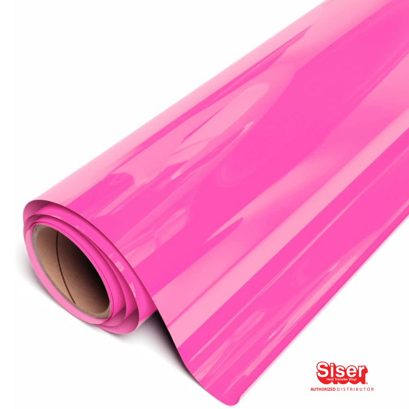 Siser Easy® Glow Neon Vinil Textil Térmico | Neon Pink Ancho de 12"