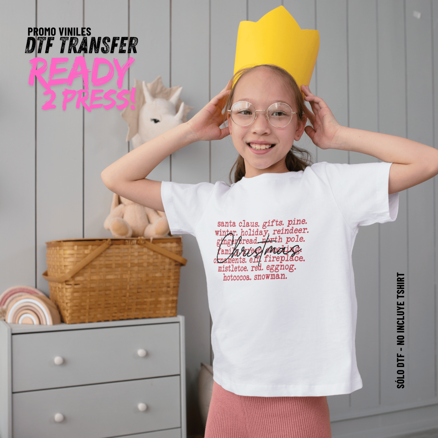 DTF Transfers | Xmas Letters