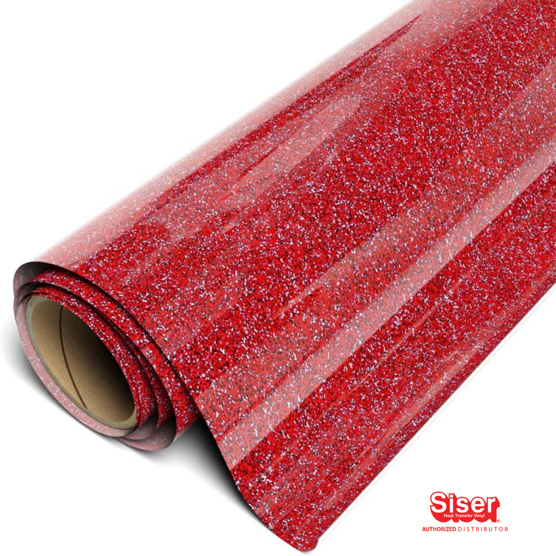 Siser Sparkle™ Vinil Textil Térmico | Tomato Red