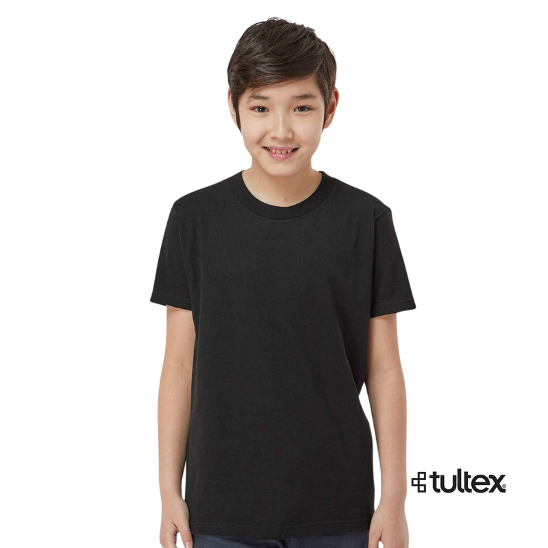 Tultex Kids 235 | Cuello Redondo | Negro