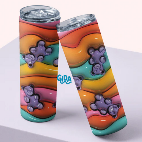 3D Wrap | Gummy Bears | 20 oz