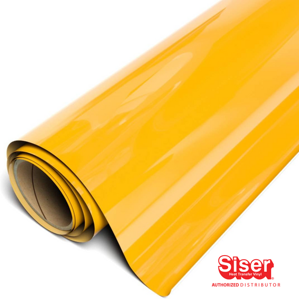 Siser Easyweed Stretch® Vinil Textil Térmico | Sun Yellow | Ancho 12"