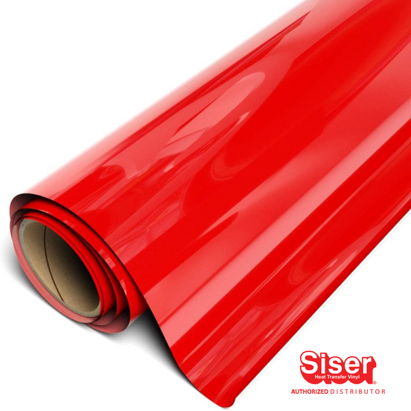 Siser Easyweed Stretch® Vinil Textil Térmico | Bright Red | Ancho 12"