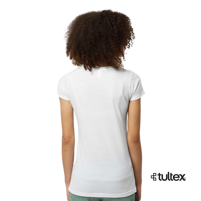 Tultex 243 | Poly-Rich Scoop Neck | White