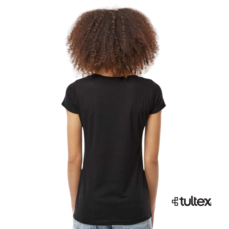 Tultex 243 | Poly-Rich Scoop Neck | Black