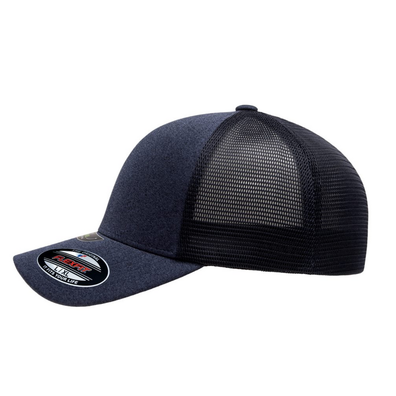 Flexfit 5511UP | Unipanel Trucker Cap | Melange Navy