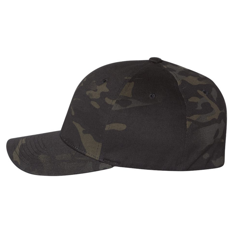 Flexfit 6277 |  Cotton Blend Cap | Multicam Black