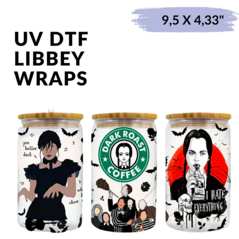 UV DTF Wrap | Merlin Dark Roast | 9.5 x 4.33"