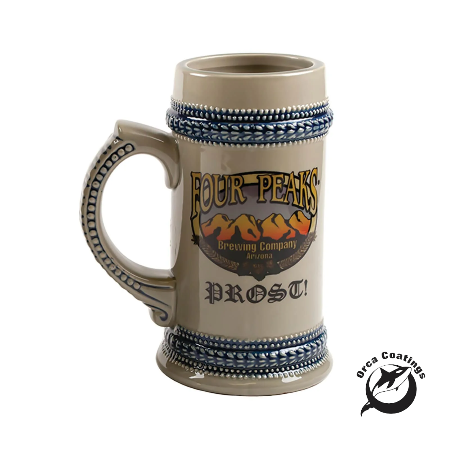 Jarra de Cerveza Crema - Estilo Alemana | Azul | 22oz