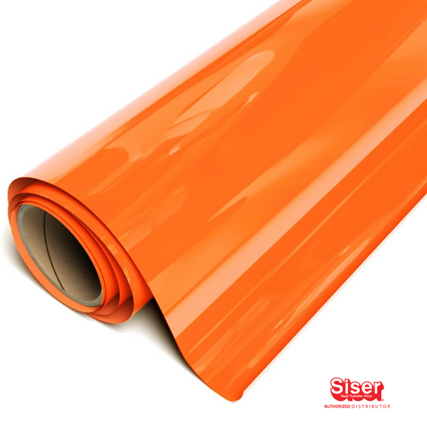 Siser Easy® Glow Neon Vinil Textil Térmico | Neon Orange Ancho de 12"