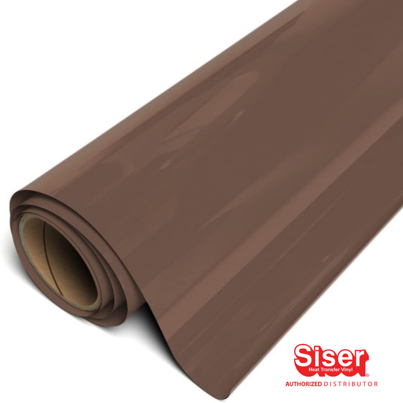 Siser Easy™ Puff Vinil Textil Térmico | Camel | Chocolate | Ancho 12"