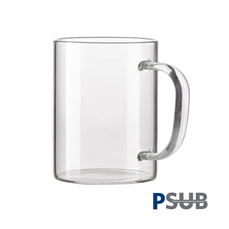 Taza de Vidrio de 15oz - Clear / Transparente