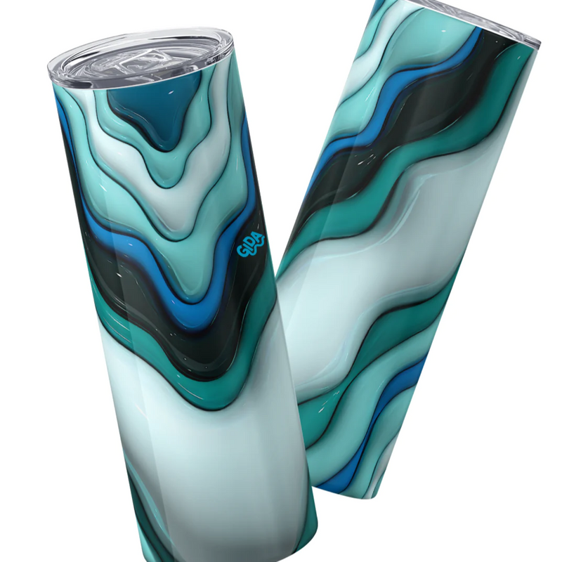3D Wrap | Mint Geode | 20 oz