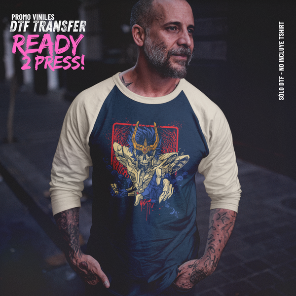 DTF Transfers | Caballeros 2 | Halftone Version - Para Tshirts oscuros