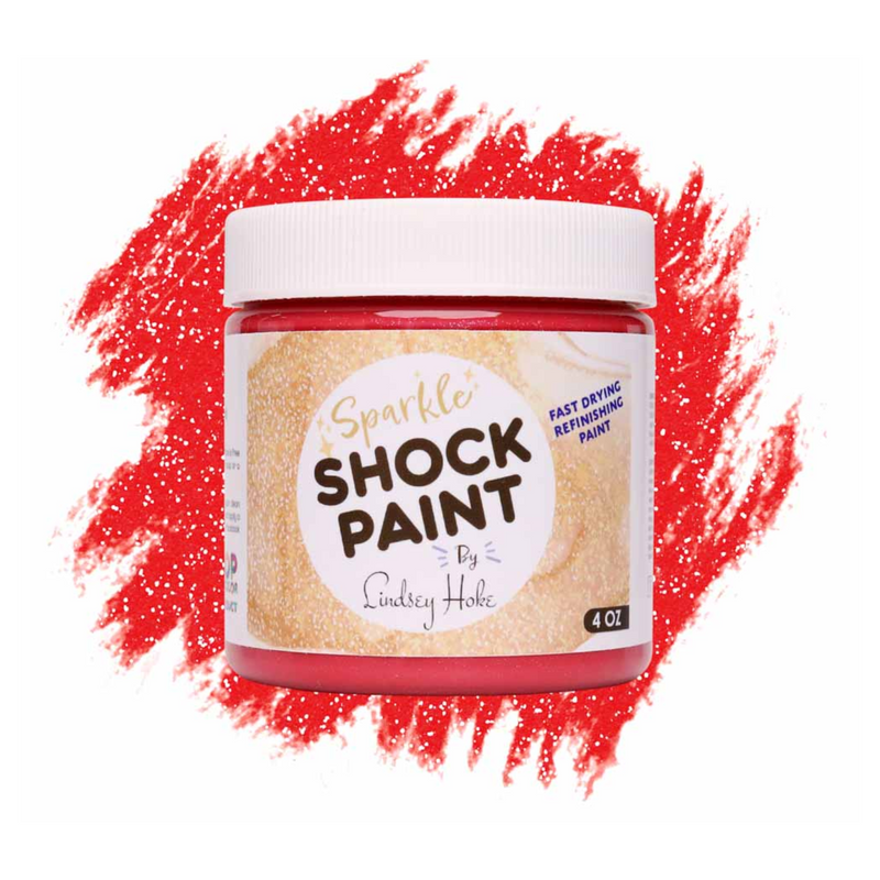 Pop of Color | Pintura Mate con Escarcha | Candy Cane 4oz