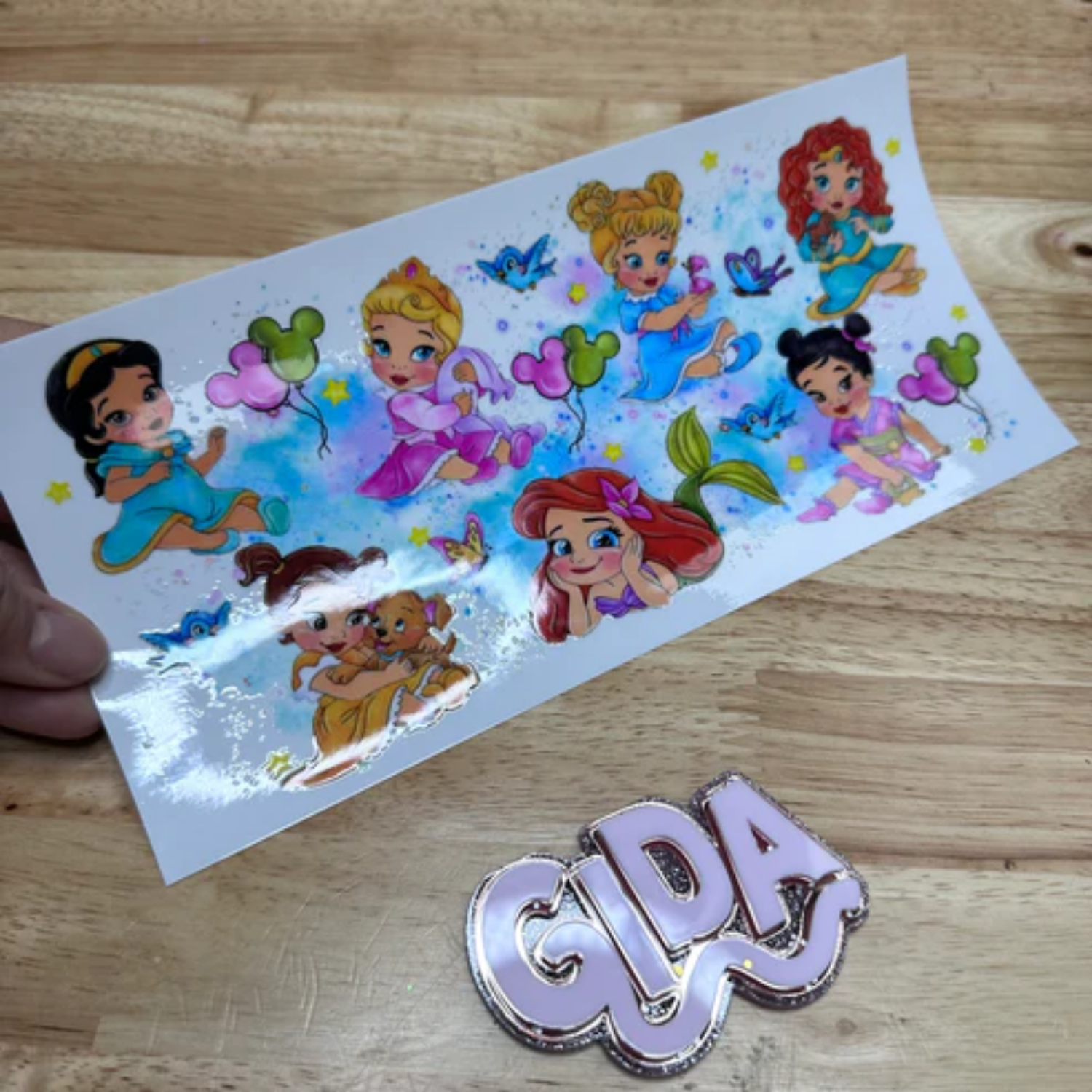 UV DTF Wrap | Little Princess | 9.5 x 4.33"