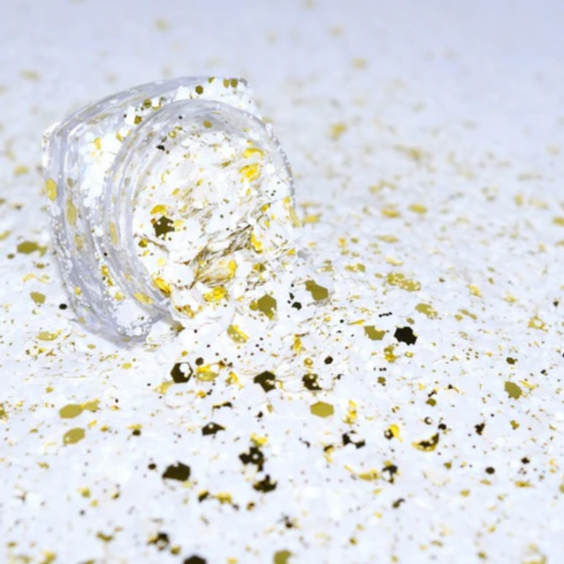 Golden White | Chunky Glitter | 2.2oz