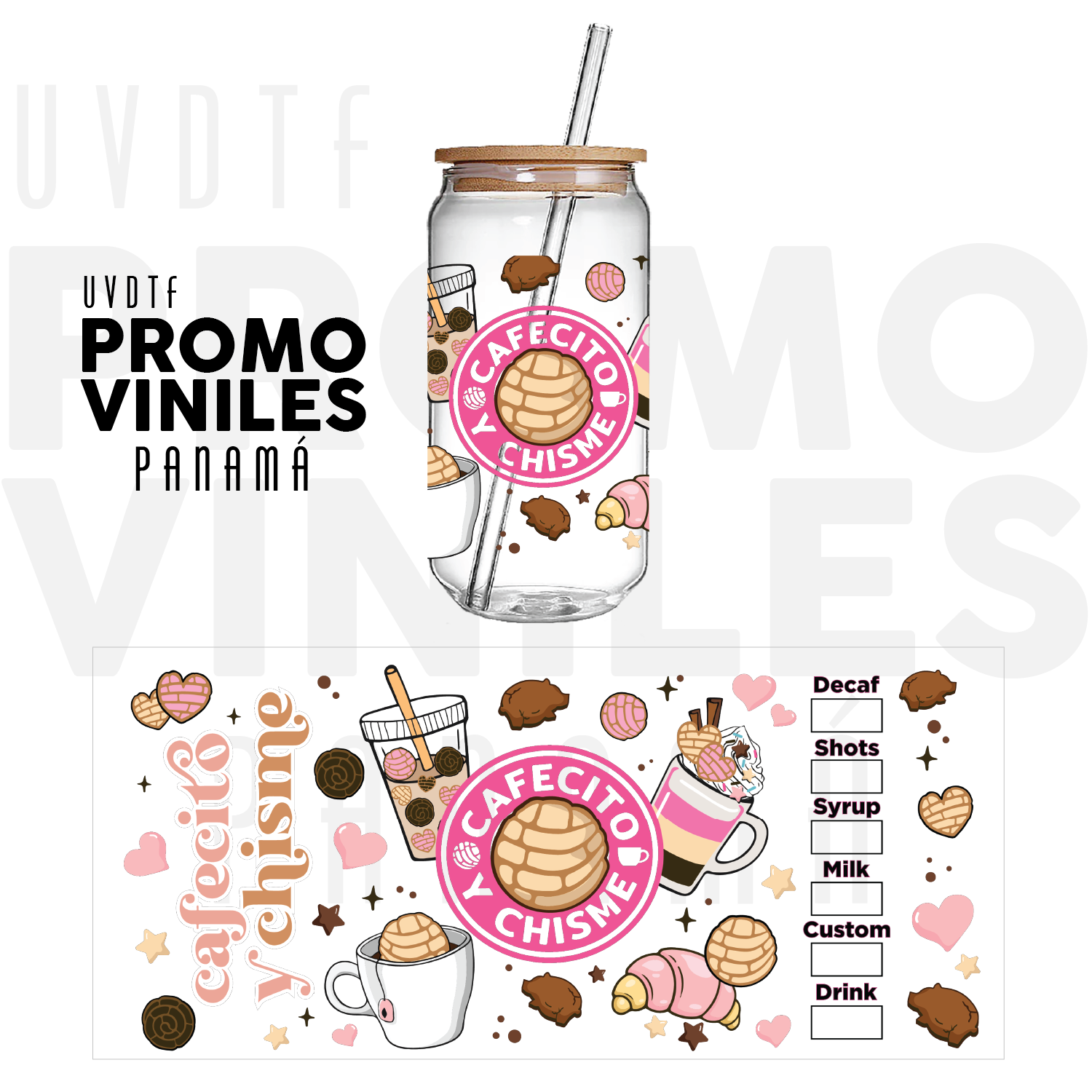 UV DTF Wrap | Cafecito