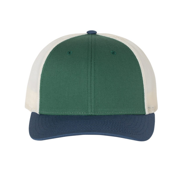 Richardson 115 | Low Pro Trucker Cap | Spruce Birch Light Navy