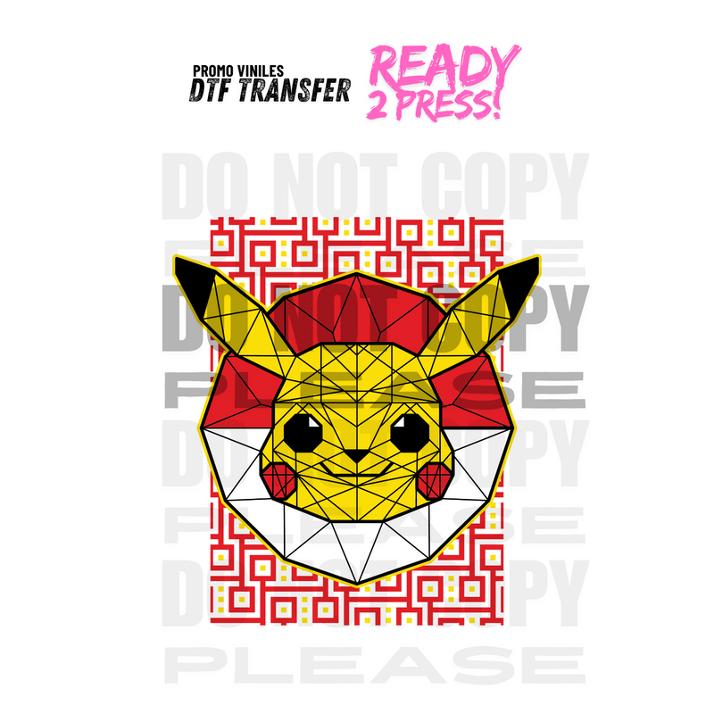 DTF Transfers | Pika Red