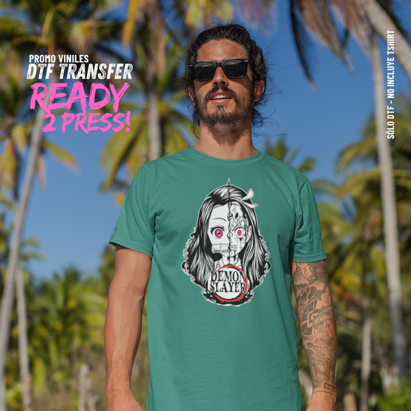 DTF Transfers | Nezuko Black & White