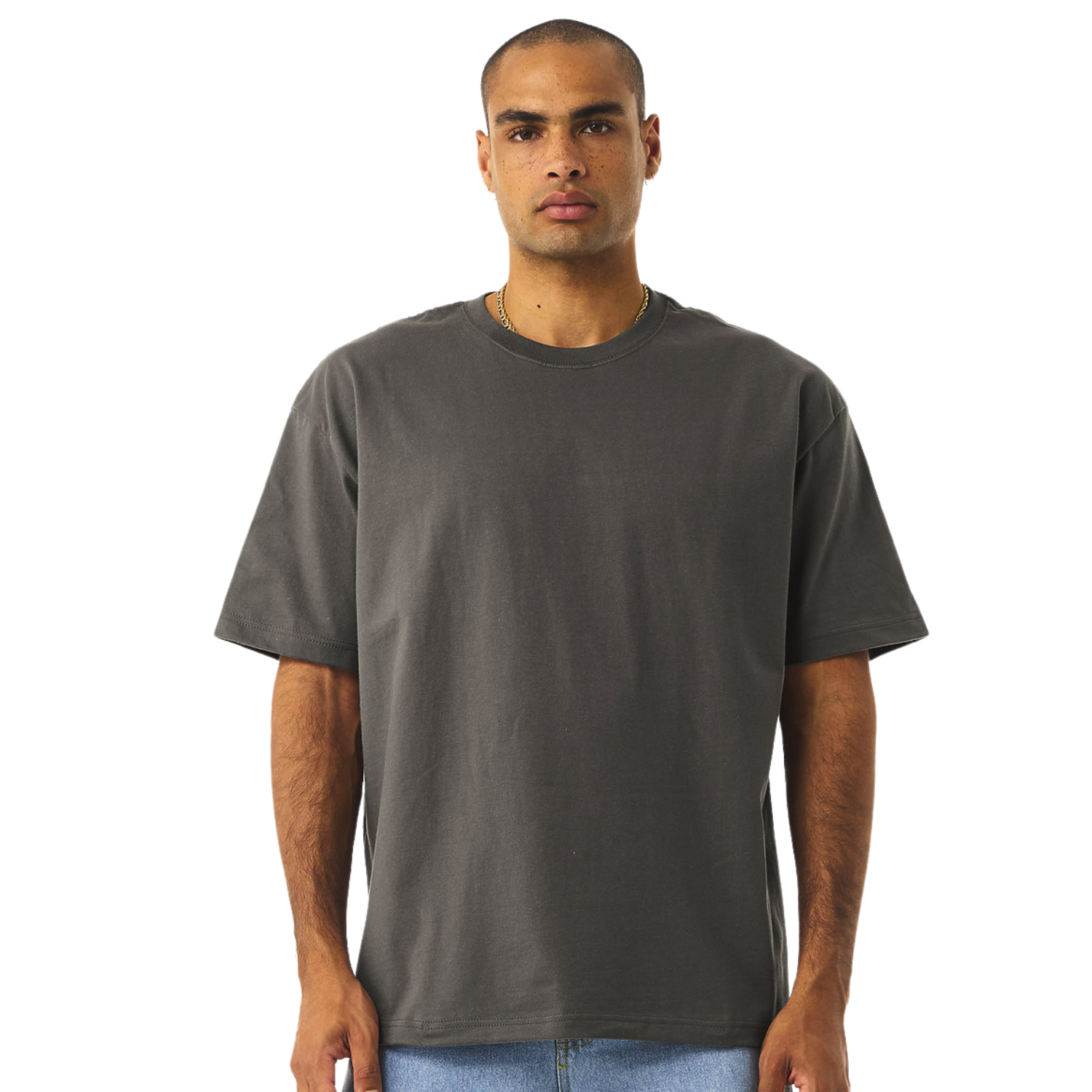 Bella Canvas 4610 Heavyweight Oversize Tee | Asphalt | 7.5 oz | UNISEX