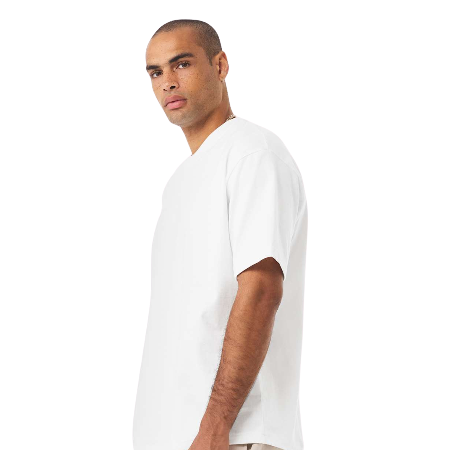 Bella Canvas 4610 Heavyweight Oversize Tee | White | 7.5 oz | UNISEXo