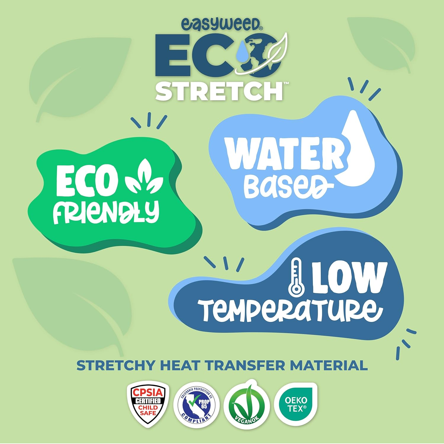 Siser Easyweed Eco Stretch® Vinil Textil Térmico | Silver | Ancho 12"