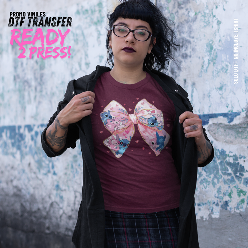 DTF Transfers | Blue Bow