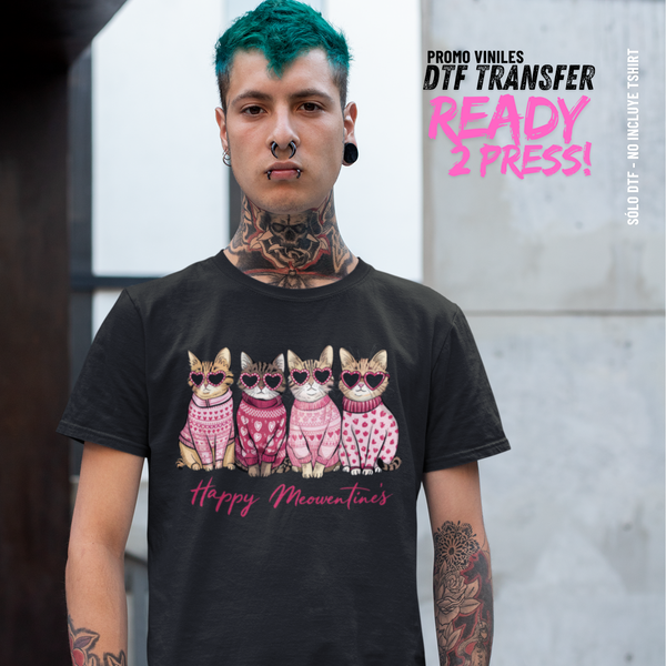 DTF Transfers | Happy Meowentines