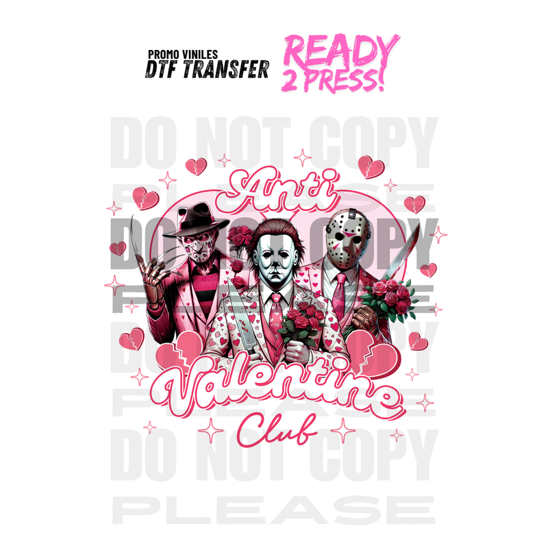 DTF Transfers | Anti Valentine Club